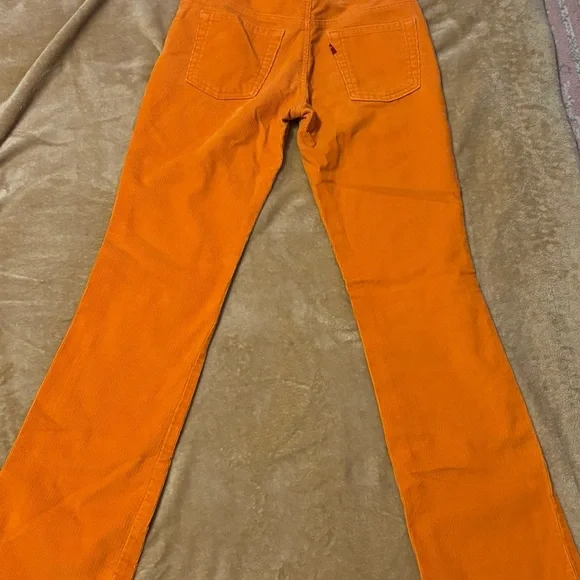 Levi's Orange Boot Cut Jeans - Picture 2 of 4